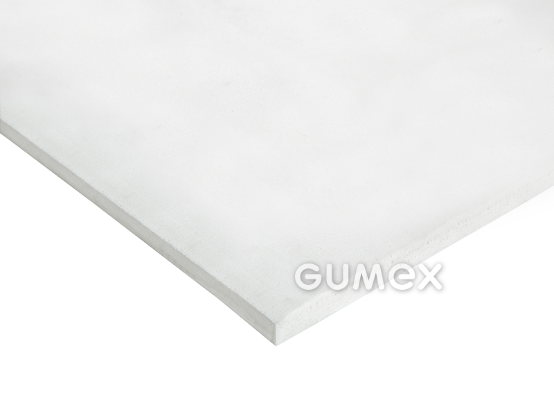 Mikroporézní pryž T100 EPB, tloušťka 2mm, 2000x1000mm, 50°Sh00, hustota 115kg/m3, EPDM, -30°C/+70°C (krátkodobě +80°C), bílá